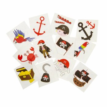 Fun Tattoos - Pirat (48-pack)