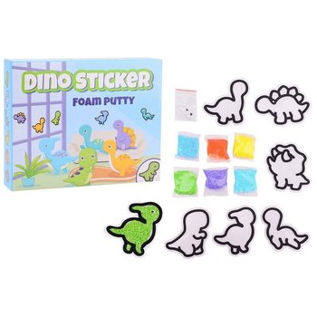 Dino Klistermärken - Foam Putty Set - Skapa Egna Skumklistermärken (24 st)