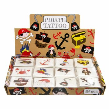 Fun Tattoos - Pirat (48-pack)