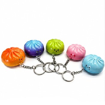 RAGE - SQUISHY DUMPLING NYCKELRINGAR - MIXADE F&Auml;RGER - I DISPLAY (24 st)