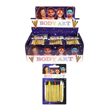 ANSIKTSMÅLNING SET FÖR BARN, 6 FÄRGER I DISPLAY (24 st.)