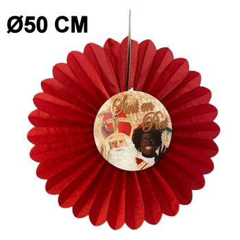 SINTERKLAAS DEKORATIONSF&Auml;KTA &Oslash;50 CM - VIKBAR (6 st)