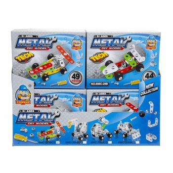 Byggsats f&ouml;r Racerbil i Metall (24-pack Display)