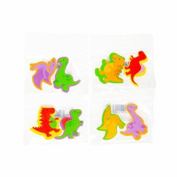 Set med 2 DINO-suddgummin i display (36 st.)