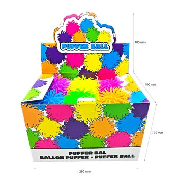 STOR PUFFERBOLL - 15CM - I DISPLAY (12 st)