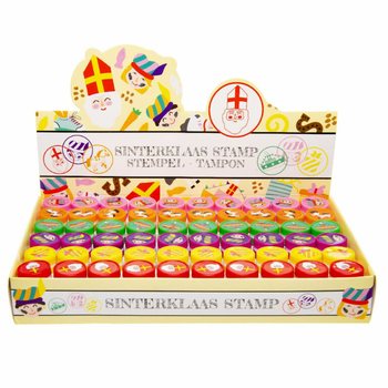 SINTERKLAAS-STÄMPLAR I DISPLAY (60 st.)