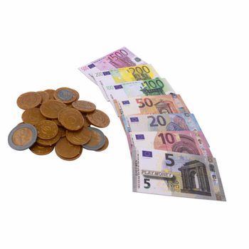 HOME SHOPPING - EURO LEKSAKSPENGAR & SEDLAR P&Aring; KORT (6 st.)