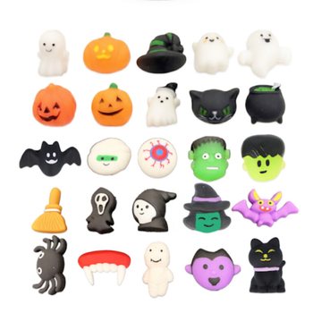 MIX HALLOWEEN SQUISHY-FIGURER I HINK (25 st)