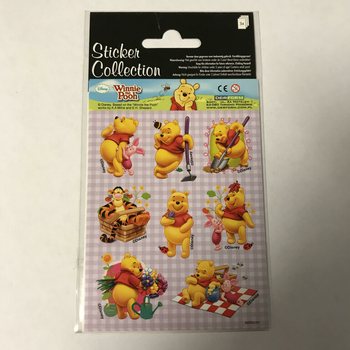 Klistermärken: Disney Nalle Puh, 16 x 9 cm (10 st)