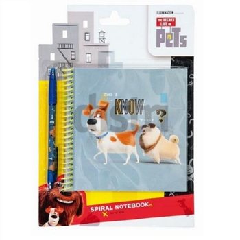 HUSDYRENS HEMLIGA LIV – Anteckningsbok + Penna (12-pack)