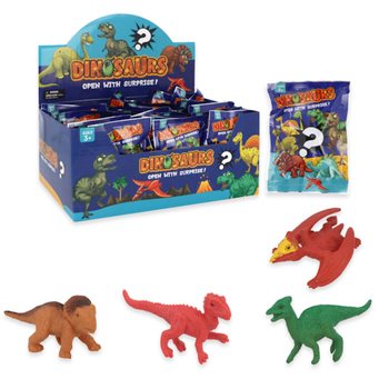 Blindbag / &Ouml;verraskningsp&aring;se - Tema: Dinosaurier i display (60 st.)