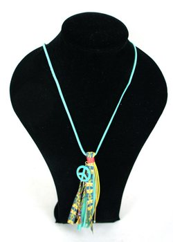 Turkos Halsband Ibiza-stil (1 st)