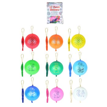 PUNCH BALLOONS / STUDSBALLONGER MIX (50-pack)