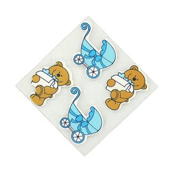 Dekorationsklistermärken - Babyblå (20-pack)