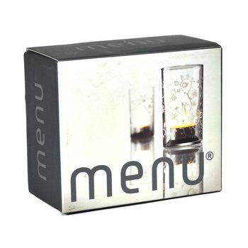 MENU - Värmeljushållare med frostat mönster, 2-pack (1 set)
