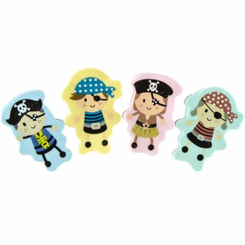 Pirater Suddegummi Set - 2 st i Display