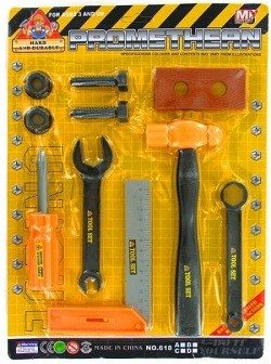Leksaksverktyg i set (6 delar)