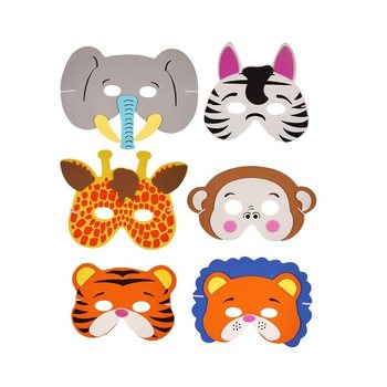 MIX DJURMASKER AV FOAM (24 st)