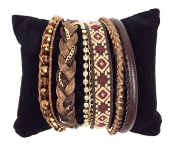 Ibiza Look Armband Brunt (1 st)
