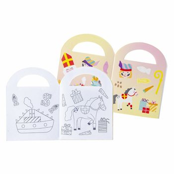 Sm&aring; Sinterklaas M&aring;larb&ouml;cker med Klisterm&auml;rken (48 st)