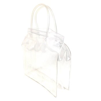 Lyxig Transparent Blockbottenp&aring;se med Stadigt Handtag 18,5x18cm (25 st)