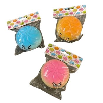 RAGE - Squishy Dumplings STOR (9 x 9 x 4 cm) - Viral 2026 Fidget Toy - MED HEADERKORT (24 st)