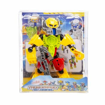 THUNDERBOLT ROBOT WARRIOR ACTIONFIGUR I DISPLAY (12 st)