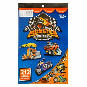 Monster Truck klistermärkesbok 212 delar (12 st)