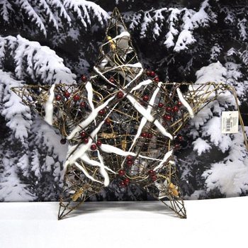 STOR LYSANDE JULSTJ&Auml;RNA DEKORATION 45 CM (2-pack)