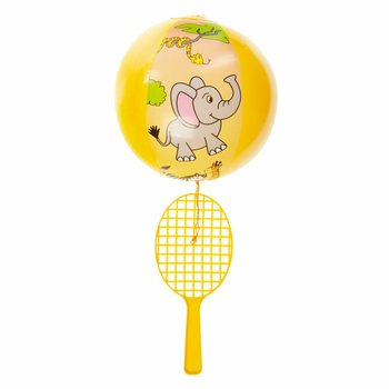 PADDELRACKET MED BOLL - DJUNGELDJUR (12 st)