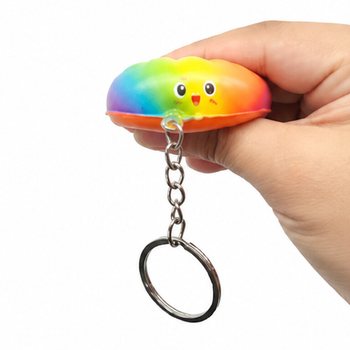 RAGE - SQUISHY DUMPLING NYCKELRINGAR - MIXADE F&Auml;RGER - I DISPLAY (24 st)