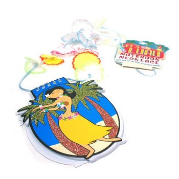 Hawaiikrans med Anteckningsbok (24-pack)