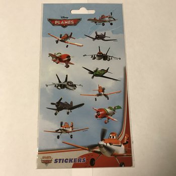 Klistermärkesark: DISNEY PLANES, Mått 20 x 10 cm (10 st)