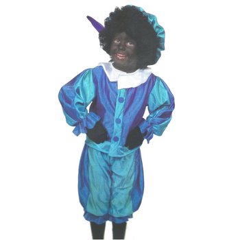 Zwarte Piet Maskeraddräkt för Pojkar – Storlek 110 (4-6 år)