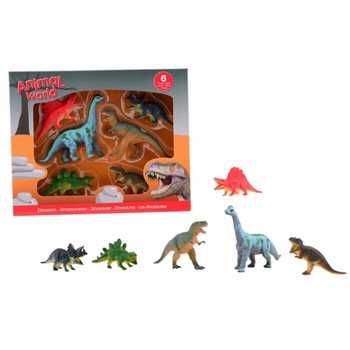ANIMAL WORLD - Dinosaurier Lekset (6 Figurer)