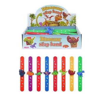 DINOSAURIE SNAP-ARMBAND / CLIC (24 st)
