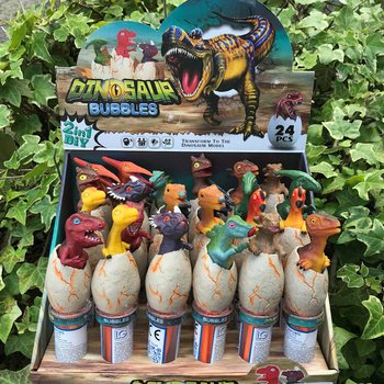 3D Dinosaurie S&aring;pbubblor Stavar (24 st i display)