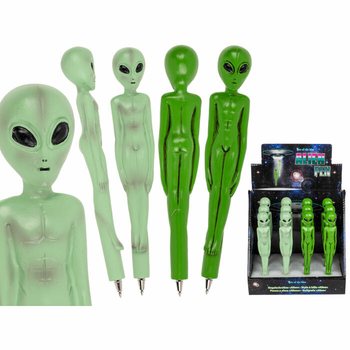 Alien 3D Kulspetspennor i Display (12-pack) - FYNDPRIS