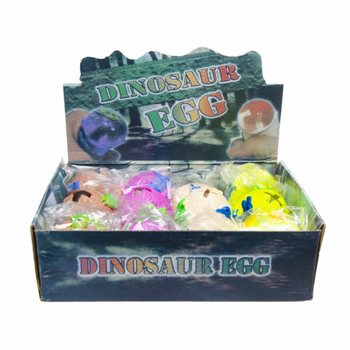 Kl&auml;mleksak Dinosaurie&auml;gg i Display (12 st)