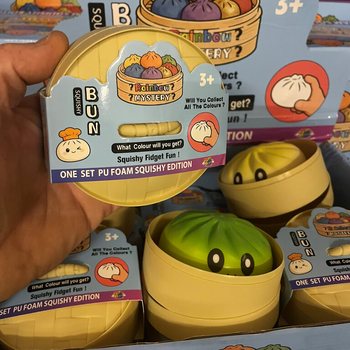 RAGE - Squishy Bun Dumplings STORA - ONE SET PU FOAM SQUISHY EDITION (12 st.)