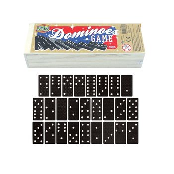 DOMINOSPEL I TRÄLÅDA (12-pack)