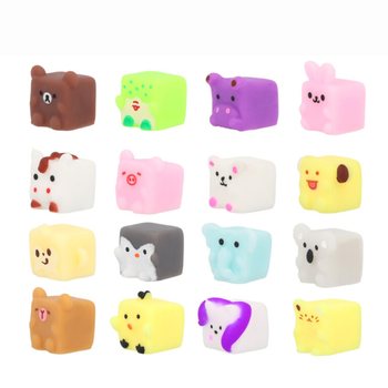 FISKDAMM SQUISHY - CUBE ANIMALS - I DISPLAY (96 st)