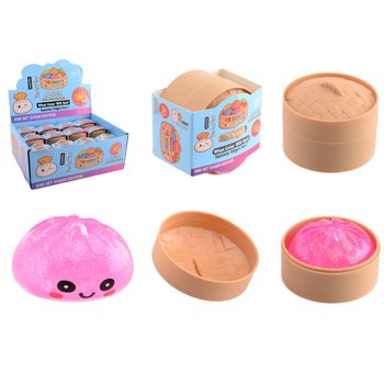 RAGE - Squishy SUGAR EDITION Bun Dumplings LITEN (5.3 x 5.3 x 4.1 cm) Viral 2026 Fidget Toy (24-pack)