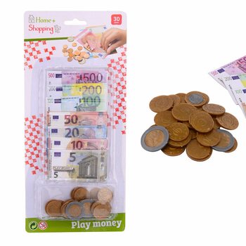 HOME SHOPPING - EURO LEKSAKSPENGAR & SEDLAR P&Aring; KORT (6 st.)