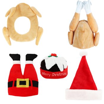 MIX LYXIGA ROLIGA TOMTELUVOR - XMAS CAPS (6 st.)