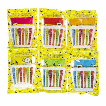 Sj&auml;lvuppbl&aring;sbar Smiley-kn&ouml;lp&aring;k i Display (48 stycken)