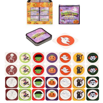 SM&Aring; MEMORYSPEL - MODELL: HALLOWEEN - I DISPLAY (64 st)
