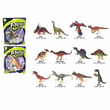 MIX DINOSAURIE LEKSAKSFIGURER - I PRESENTP&Aring;SE (12 st.)