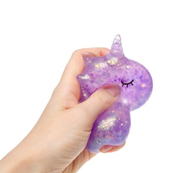 Kl&auml;m-Enh&ouml;rning Squeeze / Squishy i Display (12-pack)