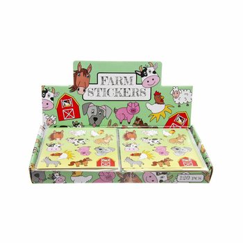 FUN STICKERS – MODELL: BONDGÅRDSDJUR (120 st)